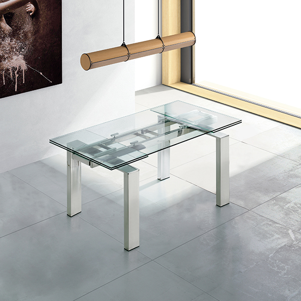 mesa de comedor de cristal sumatra