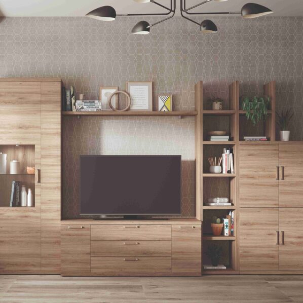 Composición mueble de salón apilable