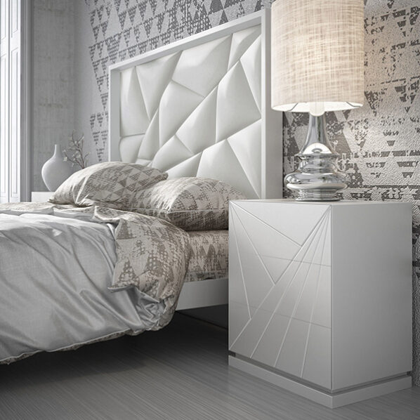 Dormitorio de matrimonio diseño premium lacado
