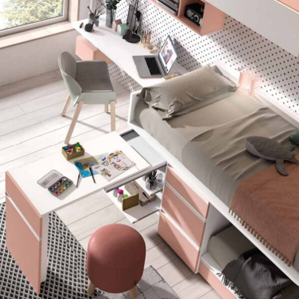 Dormitorio tren juvenil premium