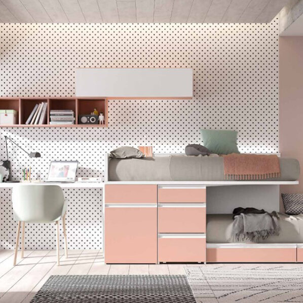 Dormitorio tren juvenil premium
