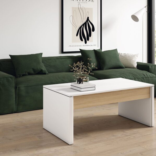 Mesa de Centro Elevable de Estilo Nórdico